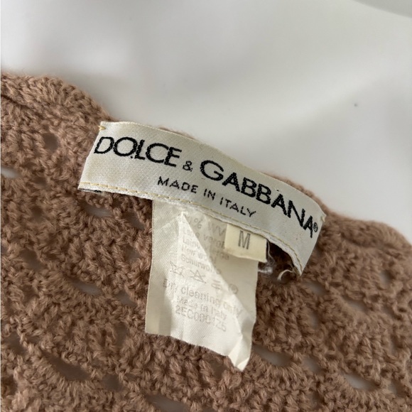 Dolce & Gabbana Tricot Sweater Virgin Wool *VINTAGE* Women's Sz Medium Authentic - Picture 6 of 6